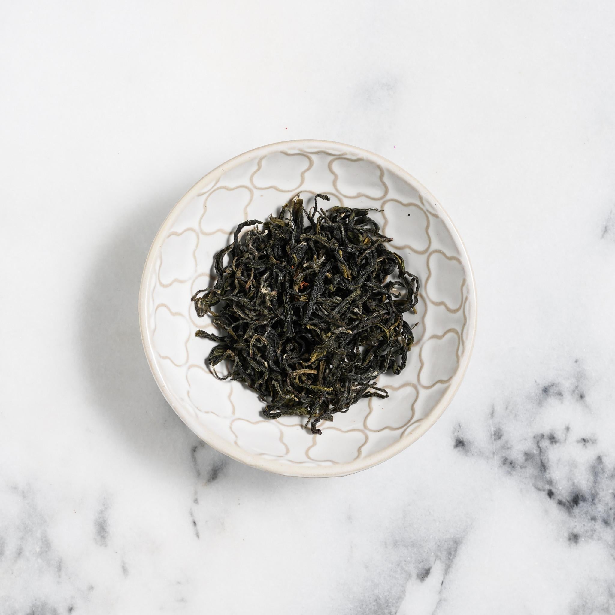 gui hua osmanthus green tea dry tea leaves